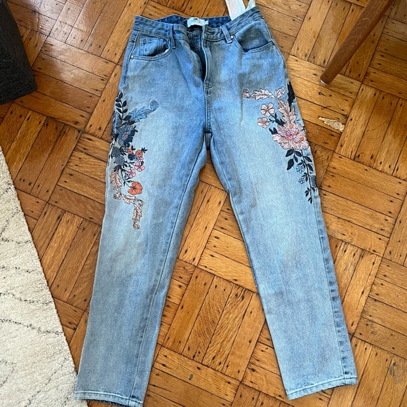 MINKPINK Wild Flower Scando Jeans - Picture 2 of 5